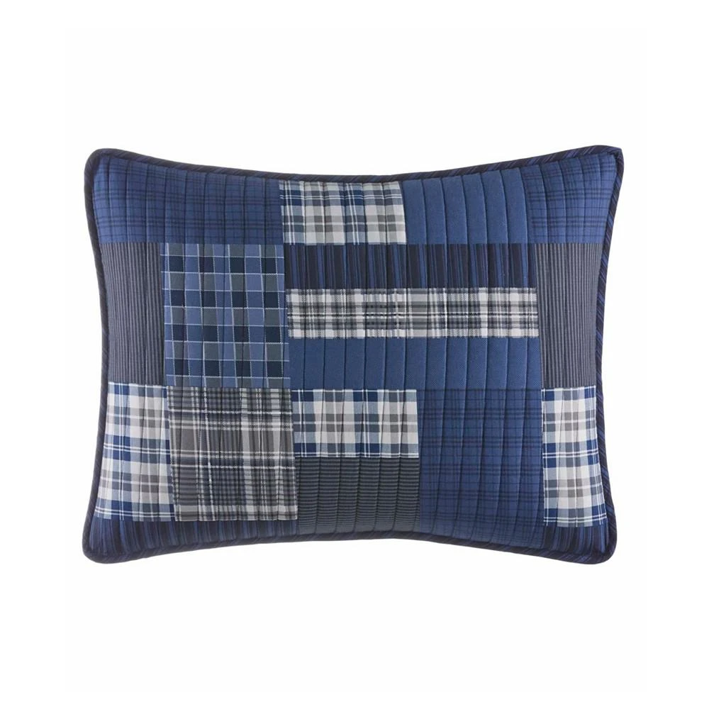Eastmont Navy Reversible 3-Piece King Quilt Set 商品