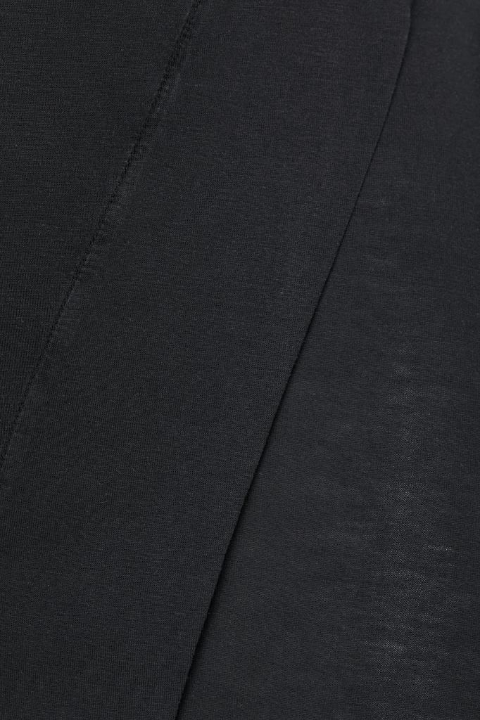 Delna wrap-effect Lyocell and cotton-blend jersey skirt商品第4张图片规格展示
