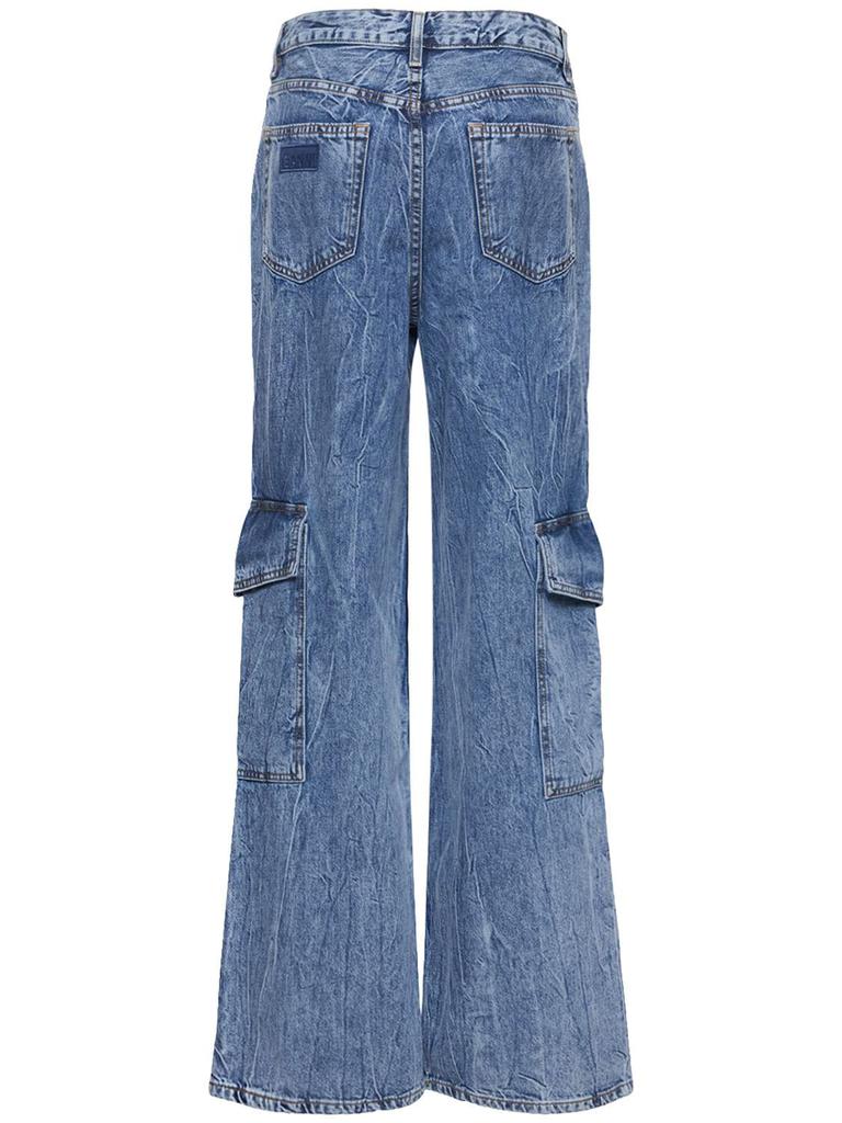 Angi Crinkle Denim Jeans商品第4张图片规格展示