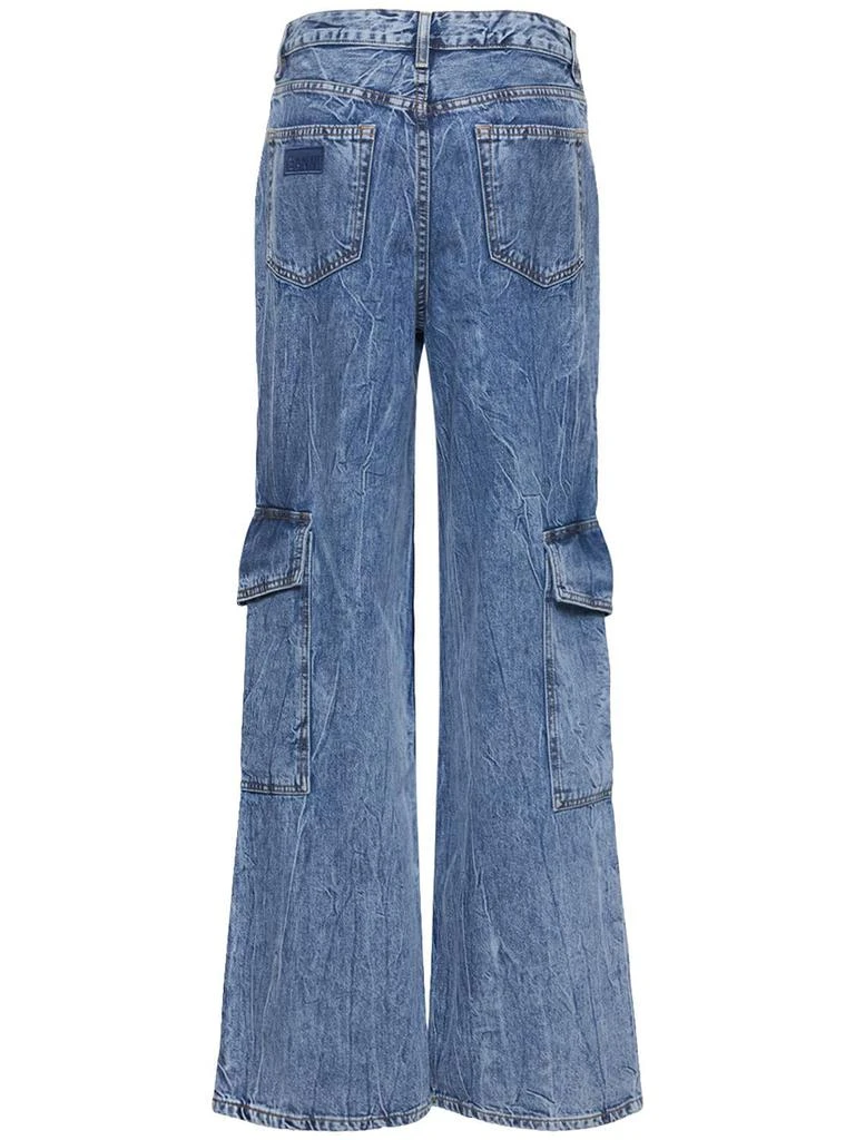 商品Ganni|Angi Crinkle Denim Jeans,价格¥1617,第4张图片详细描述