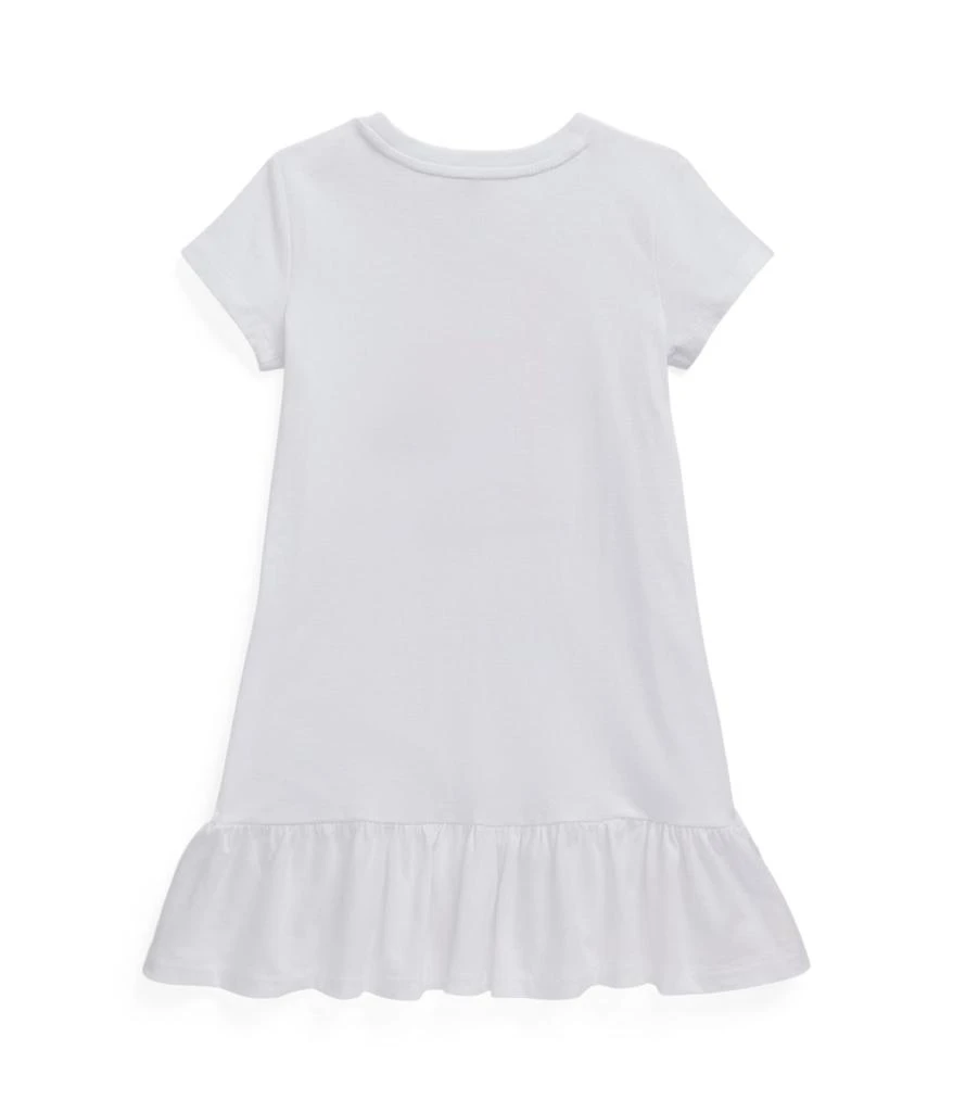 商品Ralph Lauren|Logo Cotton Jersey Tee Dress (Little Kids),价格¥443,第2张图片详细描述