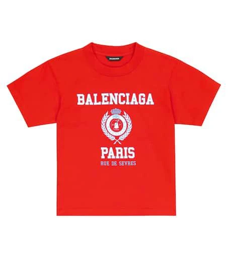商品Balenciaga|Logo棉质针织T恤,价格¥1526,第1张图片