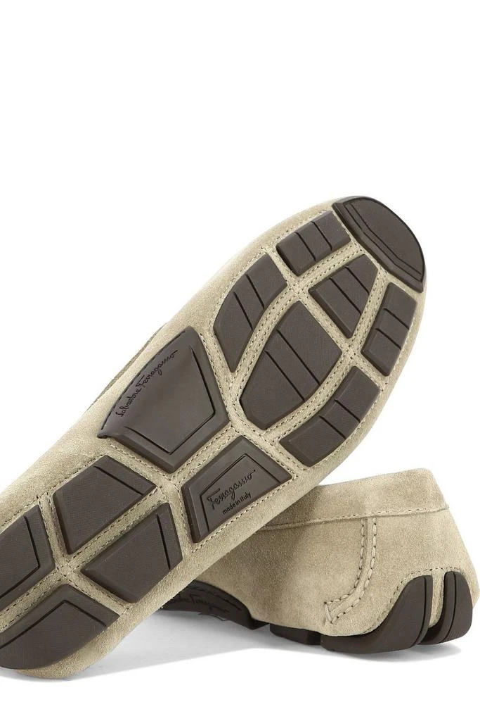 商品Salvatore Ferragamo|Ferragamo Driver Gancini-Buckle Slip-On Loafers,价格¥2991,第5张图片详细描述