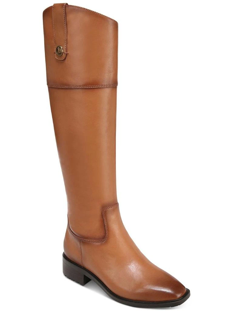 商品Sam Edelman|Drina Womens Leather Riding Knee-High Boots,价格¥488,第4张图片详细描述