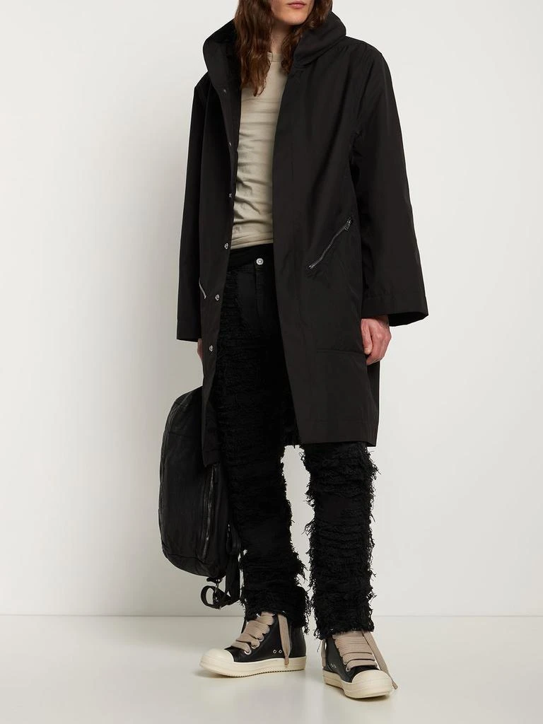 商品Rick Owens|Hooded Crepe Taffeta Raincoat,价格¥7448,第1张图片详细描述