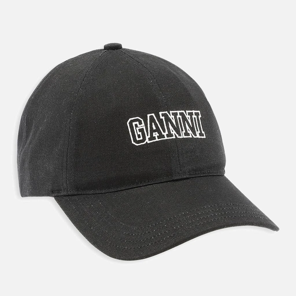 商品Ganni|Ganni Women's Software Cap - Black,价格¥545,第1张图片