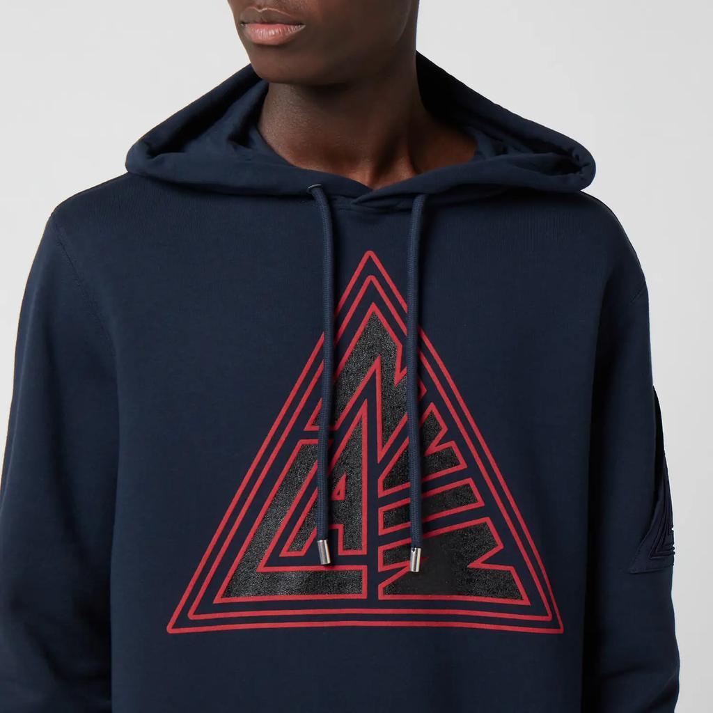 商品Lanvin|Lanvin Men's Triangle Logo Hoodie - Midnight Blue,价格¥2230,第6张图片详细描述