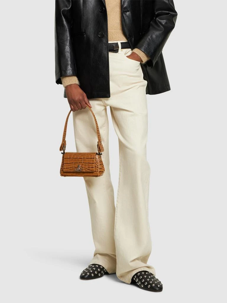 商品Vivienne Westwood|Small Hazel Embossed Leather Bag,价格¥4584,第2张图片详细描述