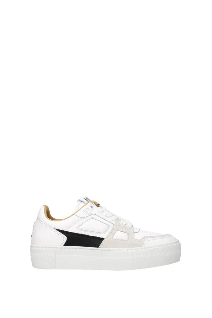 商品AMI|Sneakers Leather White Grey,价格¥1052,第1张图片