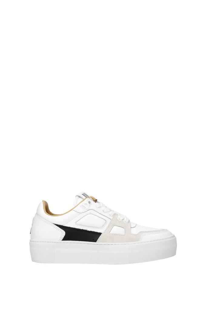 商品AMI|Sneakers Leather White Grey,价格¥1024,第1张图片