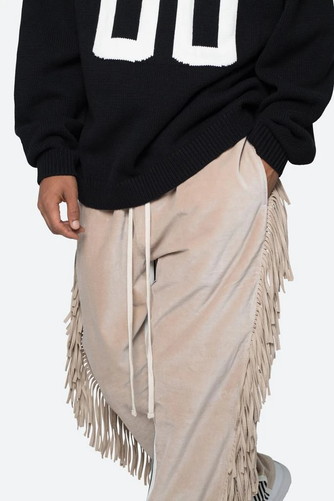 Fringe Velour Sweatpants - Dust 商品