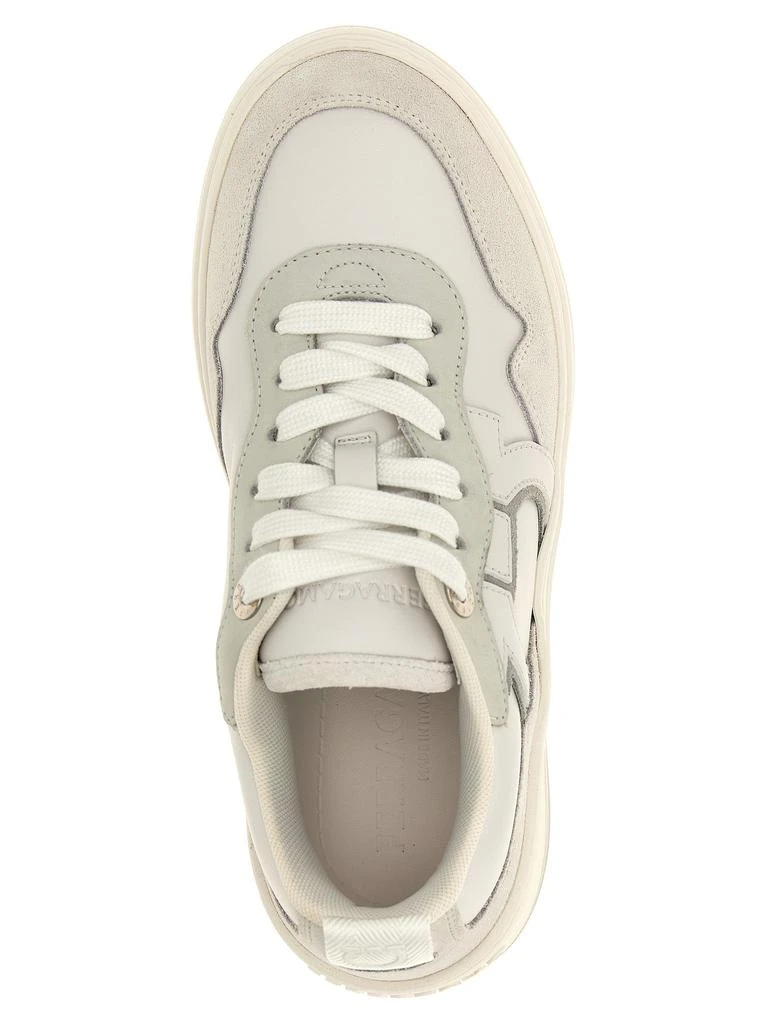 商品Salvatore Ferragamo|Dania Sneakers White,价格¥4354,第4张图片详细描述