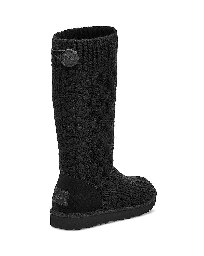 商品UGG|Women's Classic Cardi Cable Knit Tall Boots,价格¥1170,第5张图片详细描述