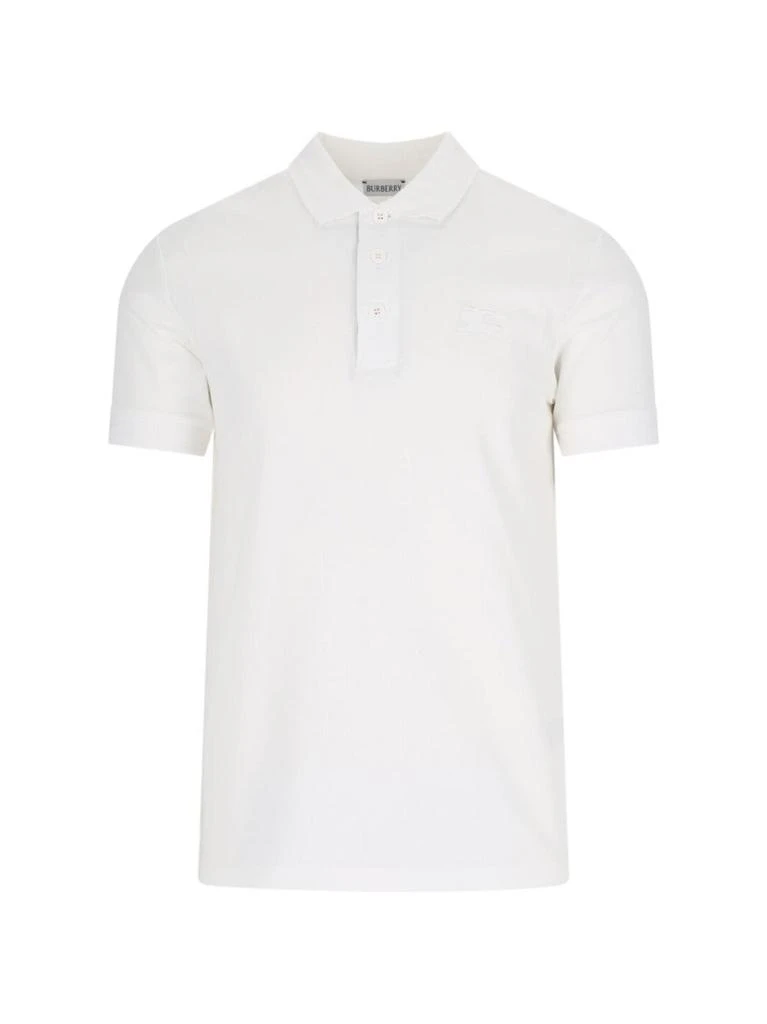 商品Burberry|Ekd" Polo Shirt – White,价格¥2923,第1张图片