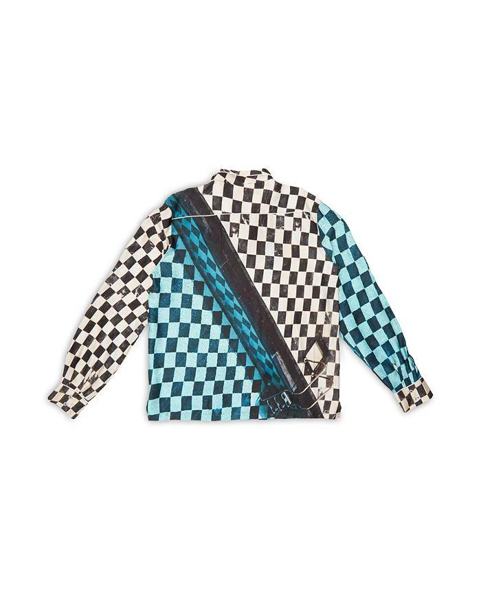 商品Blue Sky Inn|Checkered Pool Oversized Fit Long Sleeve Shirt ,价格¥1951,第2张图片详细描述