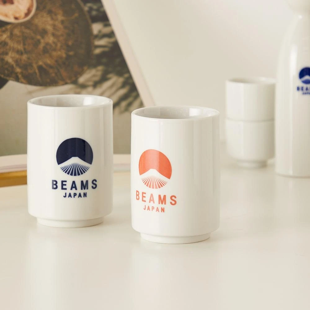商品BEAMS JAPAN|BEAMS JAPAN Logo Ceramic Cup - Set of 2,价格¥392,第4张图片详细描述