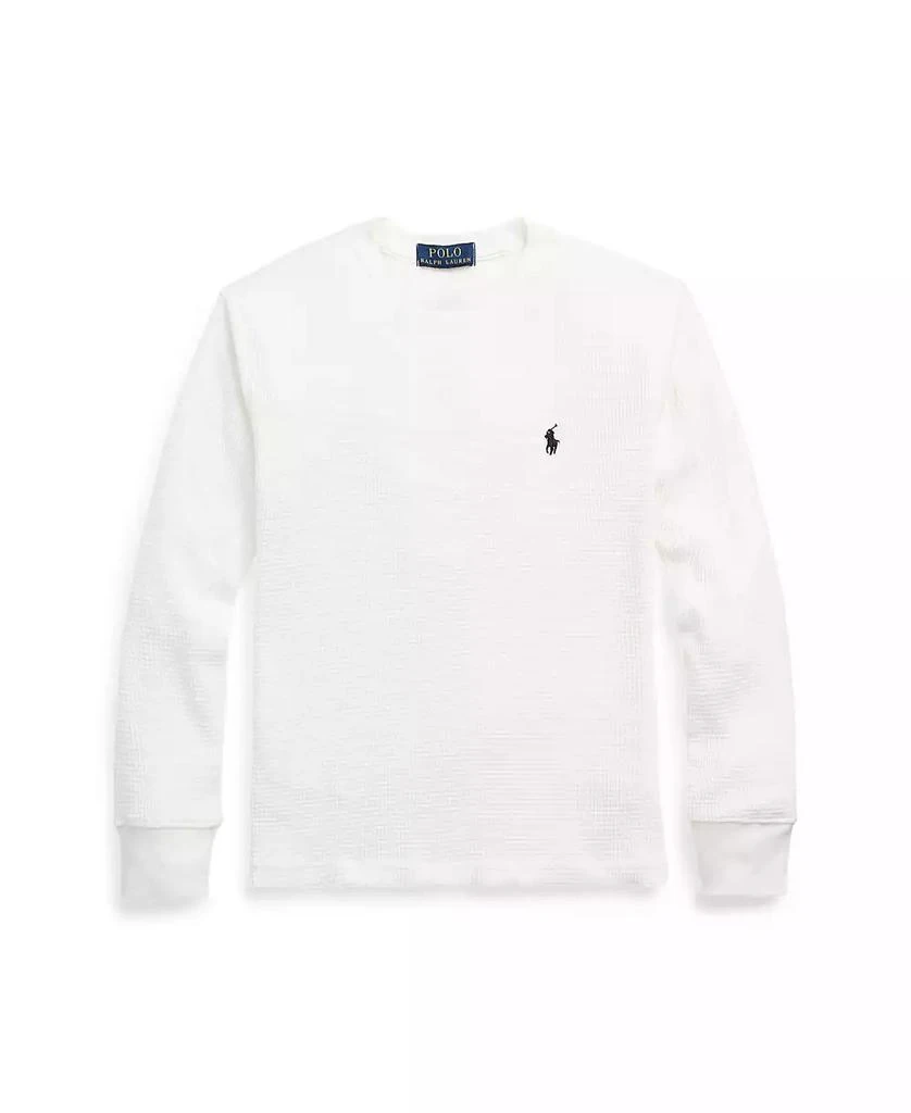 商品Ralph Lauren|Big Boys Waffle-Knit Cotton Long-Sleeve Tee,价格¥251,第1张图片