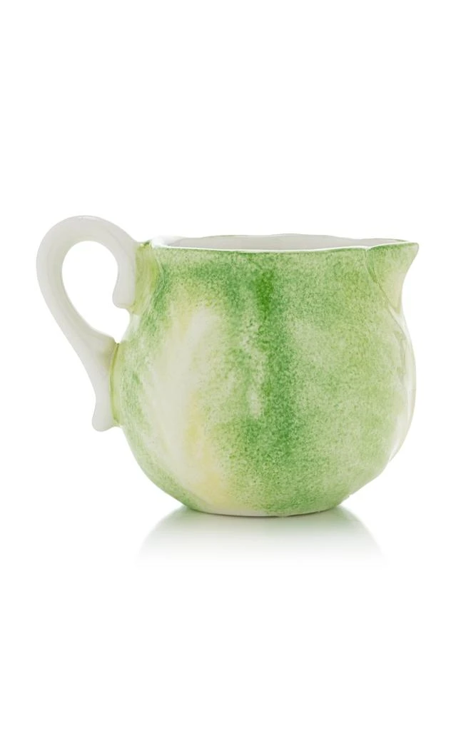 商品MoDA|Moda Domus - Small Handcrafted Ceramic Cabbage Creamer - Green - Moda Operandi,价格¥190,第1张图片