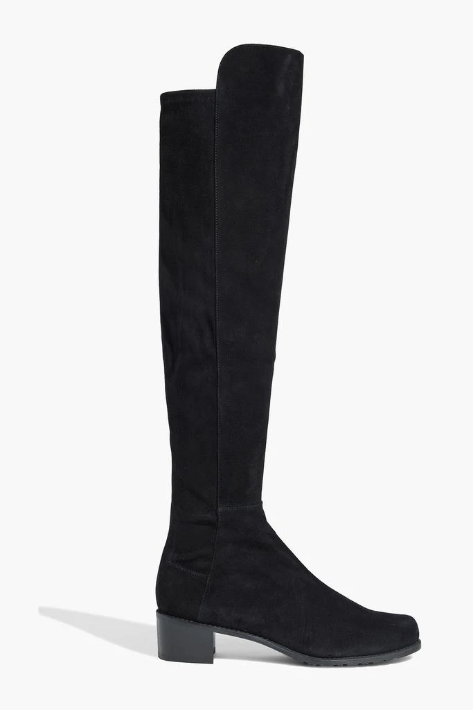 商品Stuart Weitzman|Allserve suede over-the-knee boots,价格¥1799,第1张图片