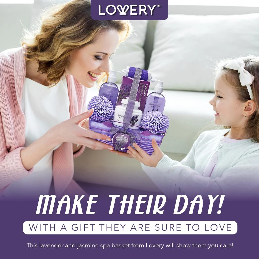 商品Lovery|Lavender Jasmine Pampering Spa Basket 8-Piece Set,价格¥296,第5张图片详细描述