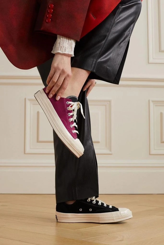 商品Converse|+ Beyond Retro Chuck 70 two-tone velvet sneakers,价格¥222,第2张图片详细描述