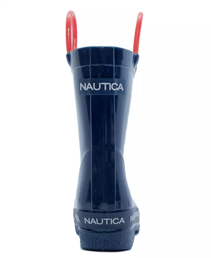 商品Nautica|Toddler Boys Everett Pull On Rain Boots,价格¥150,第3张图片详细描述