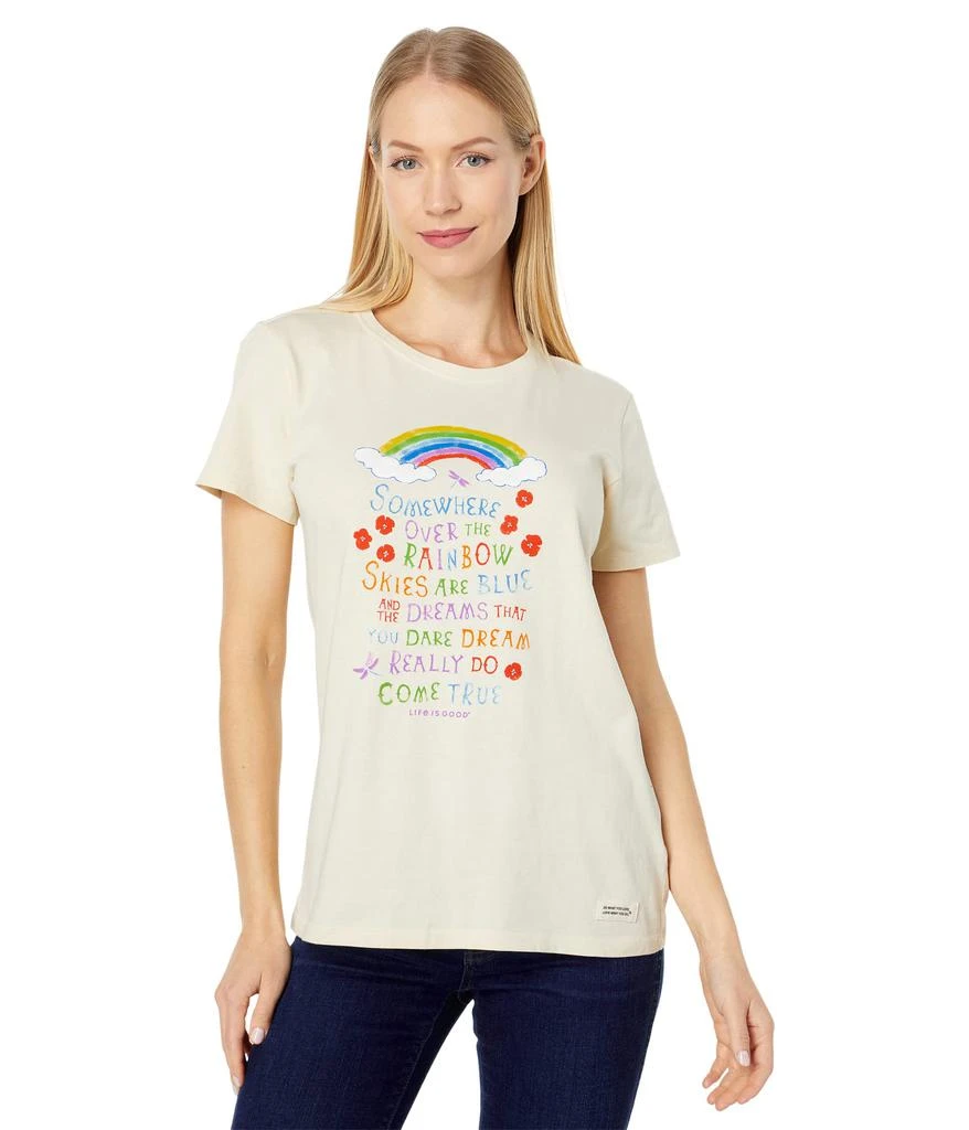商品Life is Good|Wizard Of Oz Somewhere Over The Rainbow Crusher™ Tee,价格¥236,第1张图片