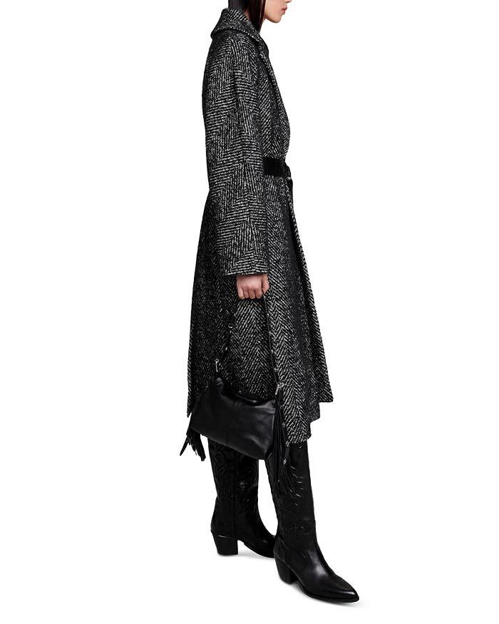 商品Maje|Givron Herringbone Coat,价格¥3344,第4张图片详细描述