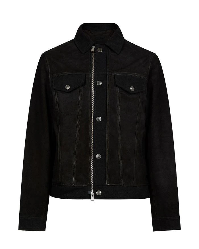 商品ALL SAINTS|Ray Leather Trucker Jacket,价格¥2565,第5张图片详细描述