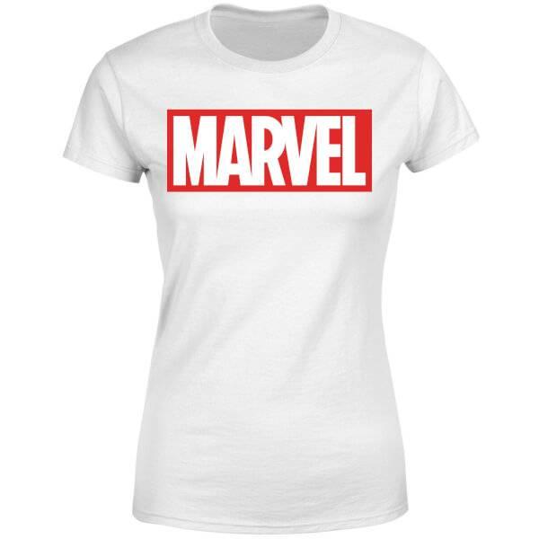 Marvel Logo Women's T-Shirt - White商品第1张图片规格展示