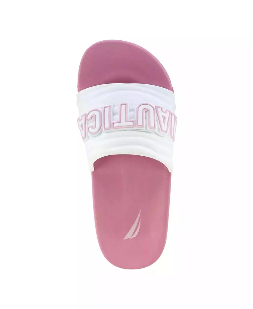 商品Nautica|Little and Big Girls Loch Pool Slip On Slides,价格¥78,第4张图片详细描述