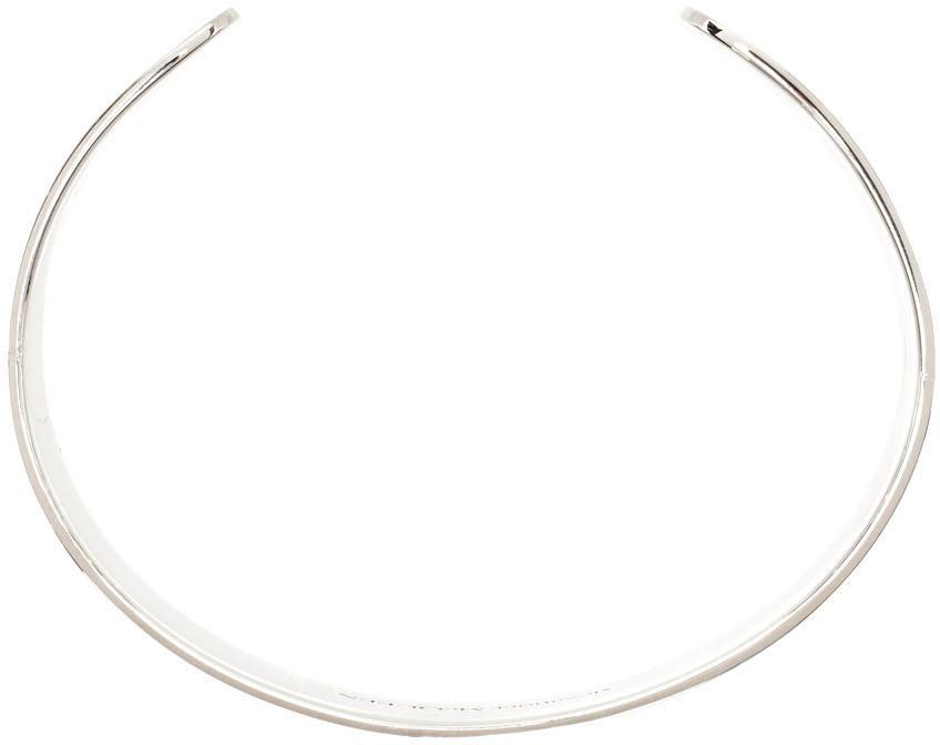 商品Alexander McQueen|Silver Wide Cuff Bracelet,价格¥1772,第4张图片详细描述