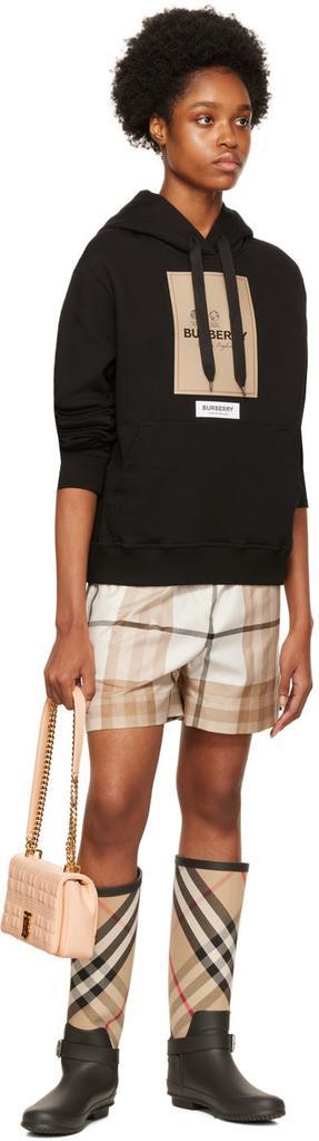 商品Burberry|Black Appliqué Hoodie,价格¥7332,第6张图片详细描述