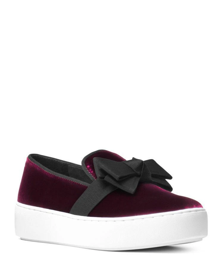 商品Michael Kors|Michael Kors Collection Women's Val Velvet Slip-On Sneakers ,价格¥823,第1张图片