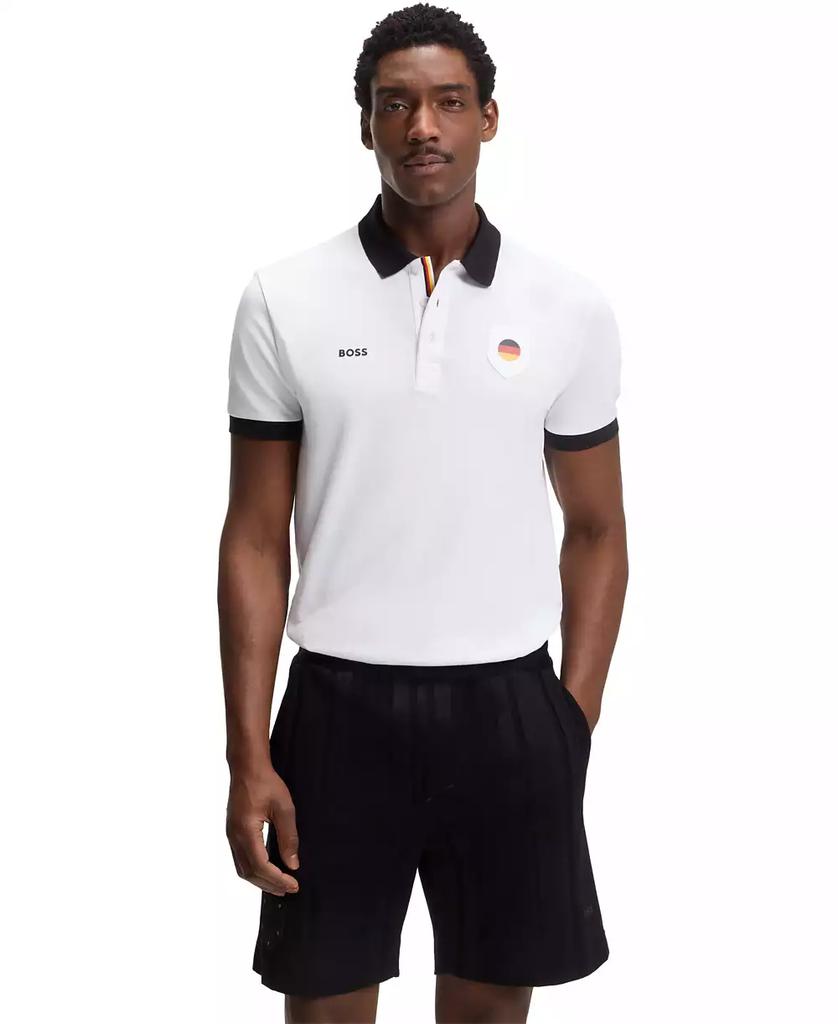 Polo para homem Paddy com detalhes da bandeira da Alemanha image 2