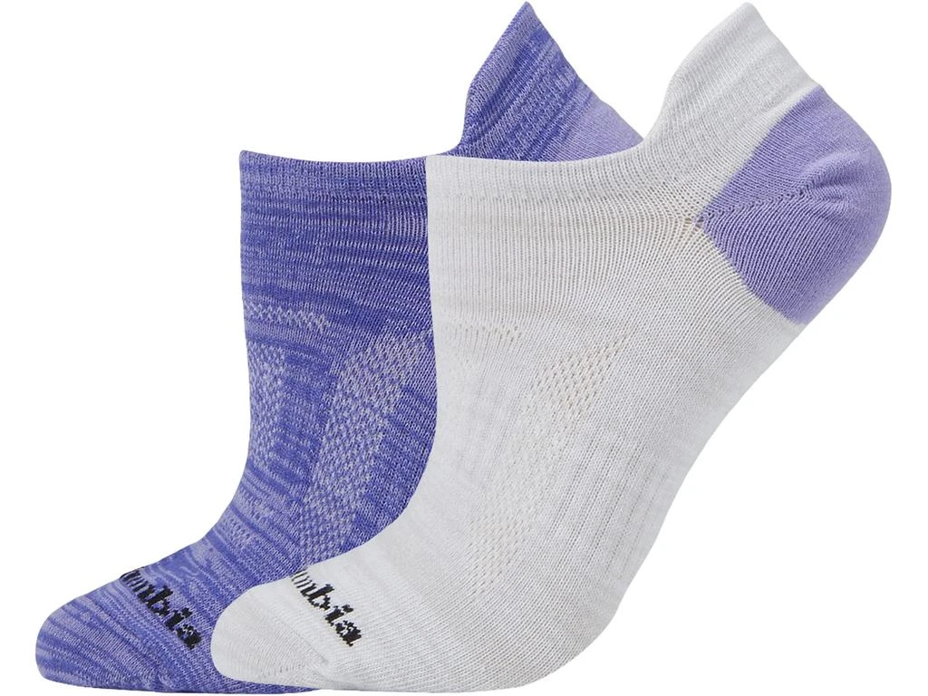 商品Columbia|Space Dye Coolmax Eco No Show Lightweight 2-Pack,价格¥112,第1张图片