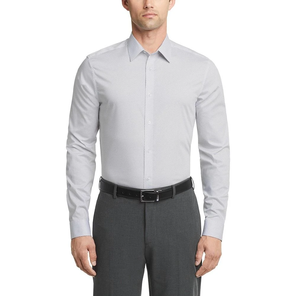 商品Calvin Klein|Men's Steel Slim Fit Stretch Wrinkle Free Dress Shirt,价格¥637,第1张图片