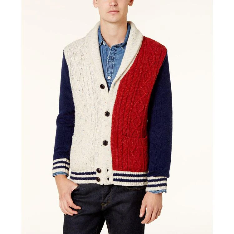 商品Tommy Hilfiger|Men's Stevenson Shawl-Collar Cardigan,价格¥861,第1张图片