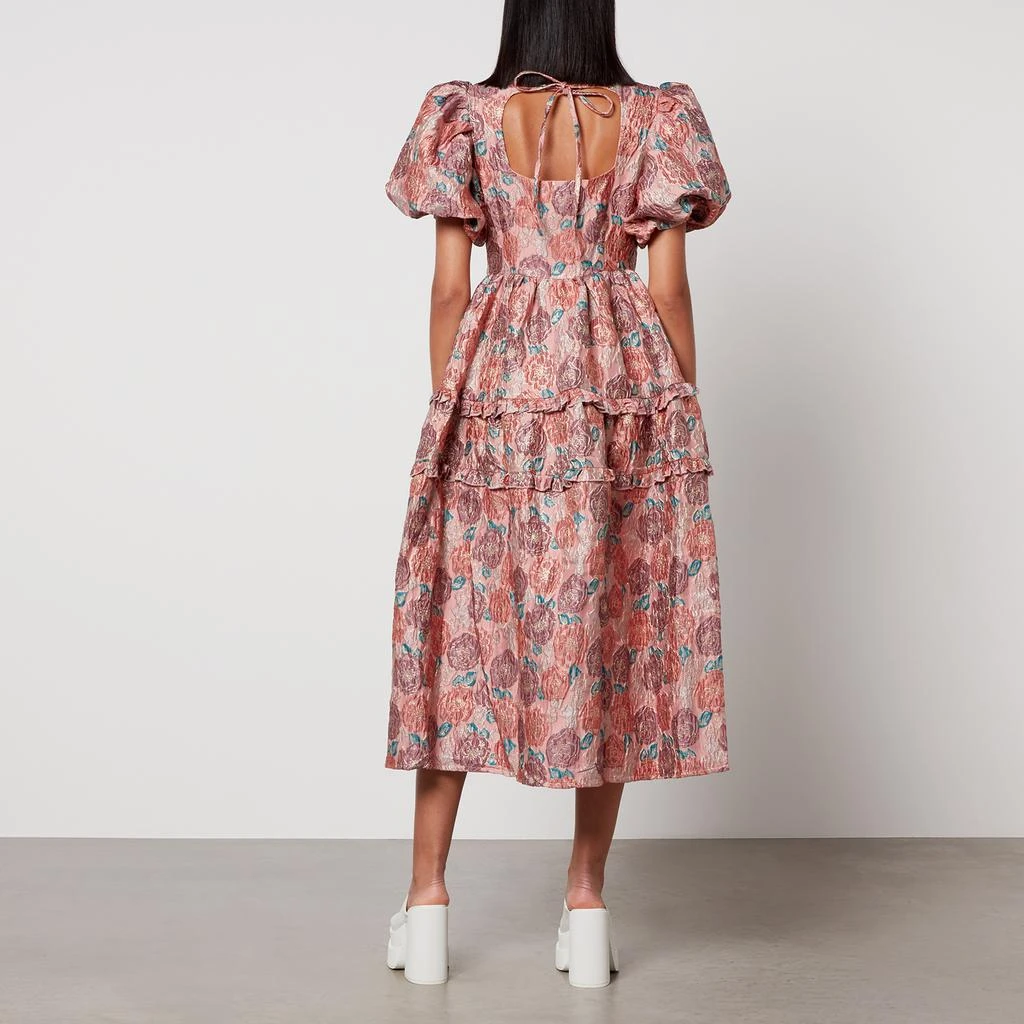 商品Sister Jane|Sister Jane Dream Nerissa Floral-Print Jacquard Midi Dress,价格¥1102,第2张图片详细描述