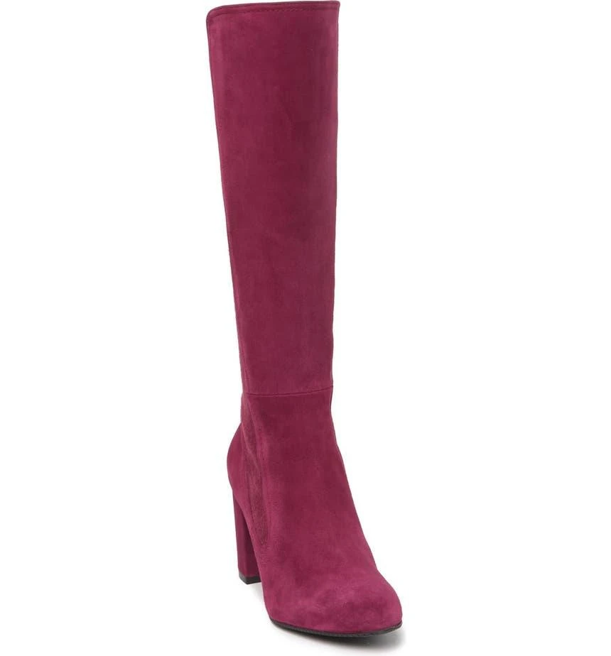 商品Stuart Weitzman|Livia Suede Tall Boot,价格¥2774,第1张图片