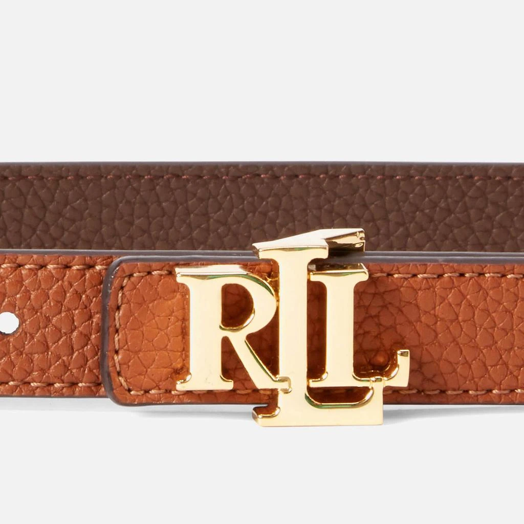 商品Ralph Lauren|Lauren Ralph Lauren Reversible 20 Leather Skinny Belt,价格¥861,第3张图片详细描述