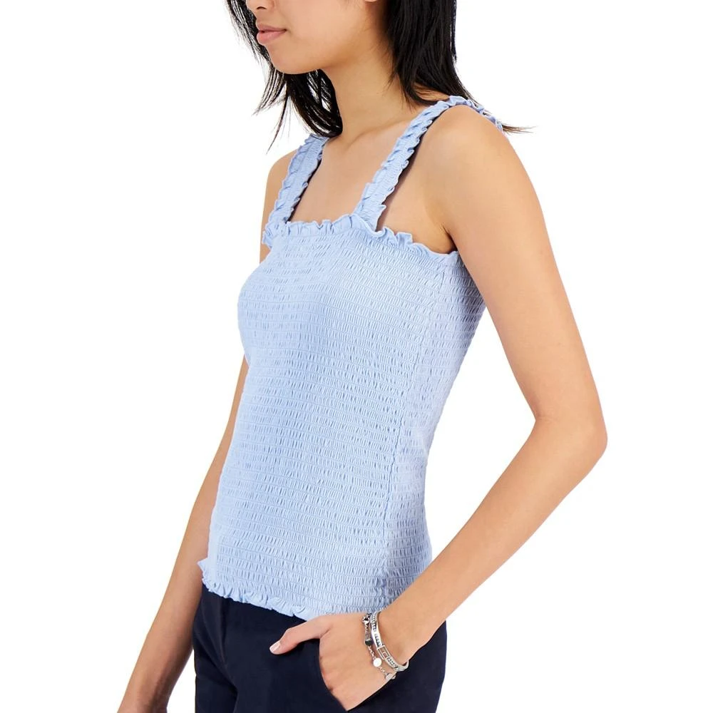 商品Tommy Hilfiger|Women's Smocked Tank Top,价格¥73,第3张图片详细描述