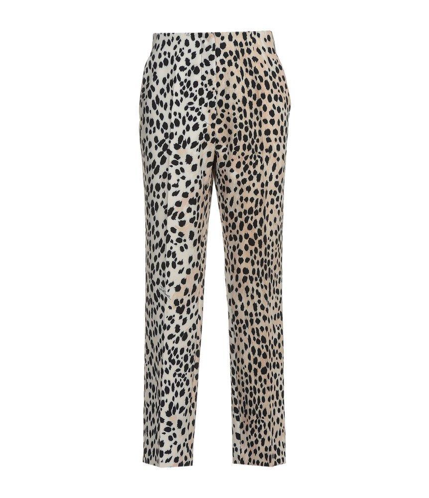 商品Just Cavalli|Just Cavalli Leopard Printed Straight Pants,价格¥1603,第1张图片
