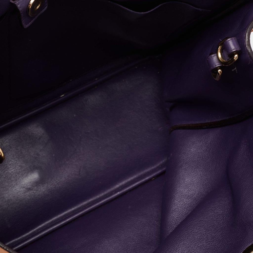 Dior Brown Leather Large Diorissimo Shopper Tote商品第8张图片规格展示