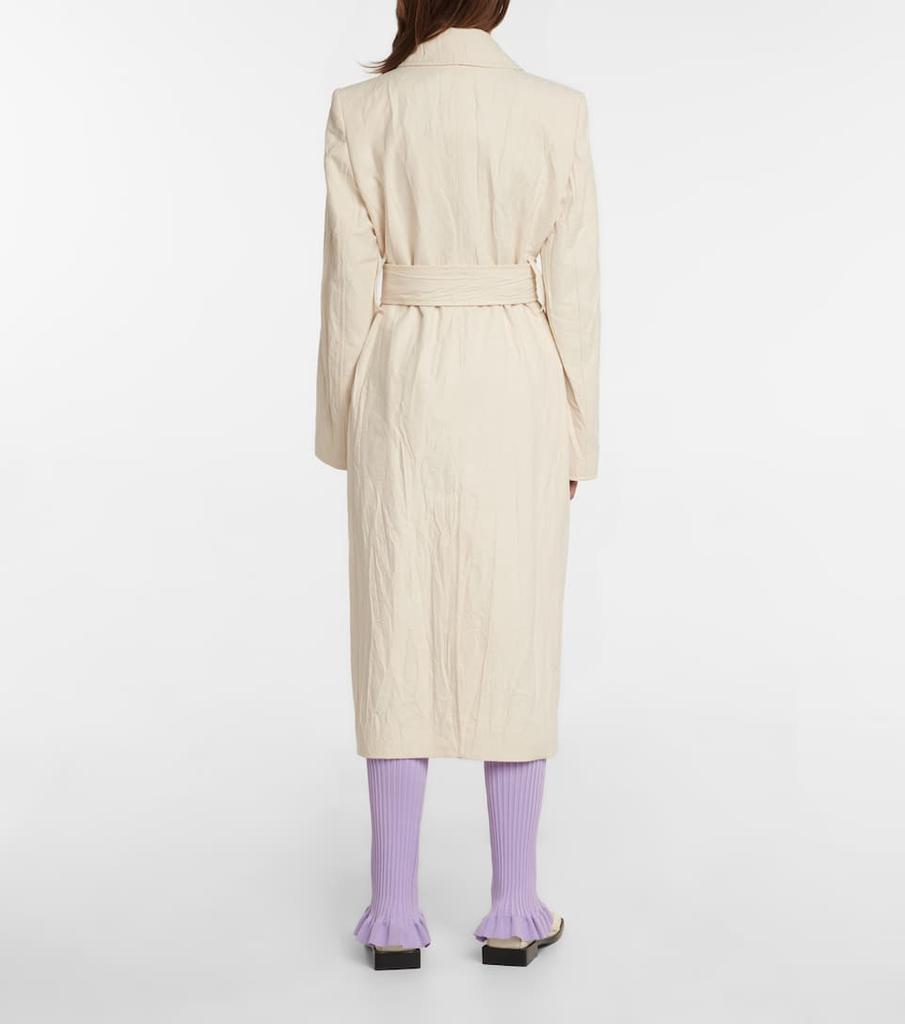 商品Acne Studios|Belted cotton twill coat,价格¥3887,第5张图片详细描述