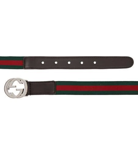 商品Gucci|条纹logo腰带,价格¥1772,第3张图片详细描述