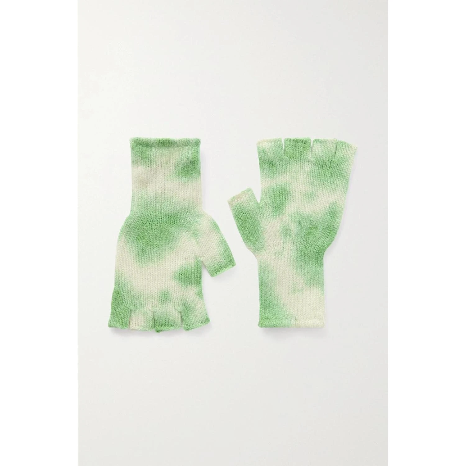 商品The Elder Statesman|包邮包税【预售7天发货】 THE ELDER STATESMAN 24春夏 女士 手套 扎染羊绒露指手套 1647597286703539 180047C420 ,价格¥1545,第1张图片