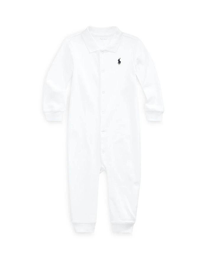 商品Ralph Lauren|Boys' Interlock Solid Coverall - Baby,价格¥300,第1张图片