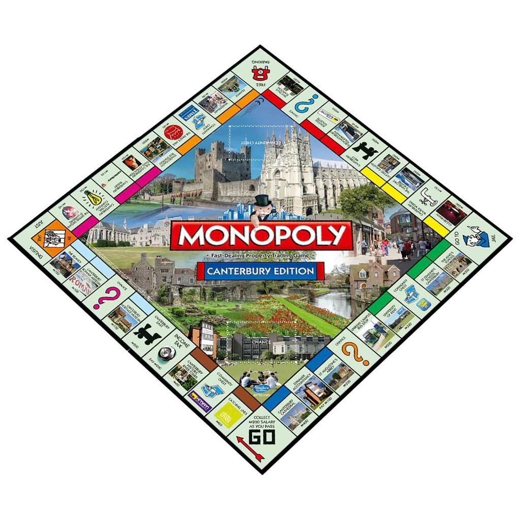 商品The Hut|Monopoly Board Game - Canterbury Edition,价格¥293,第2张图片详细描述