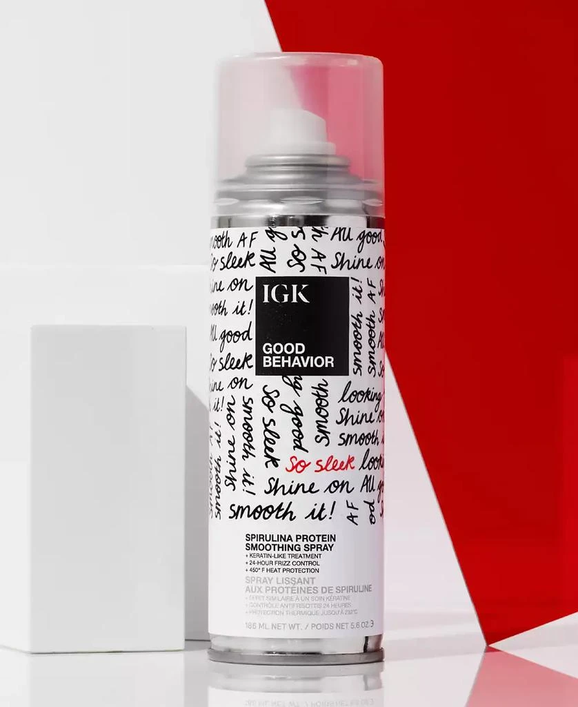 商品IGK Hair|Good Behavior Spirulina Protein Smoothing Spray,价格¥255,第4张图片详细描述